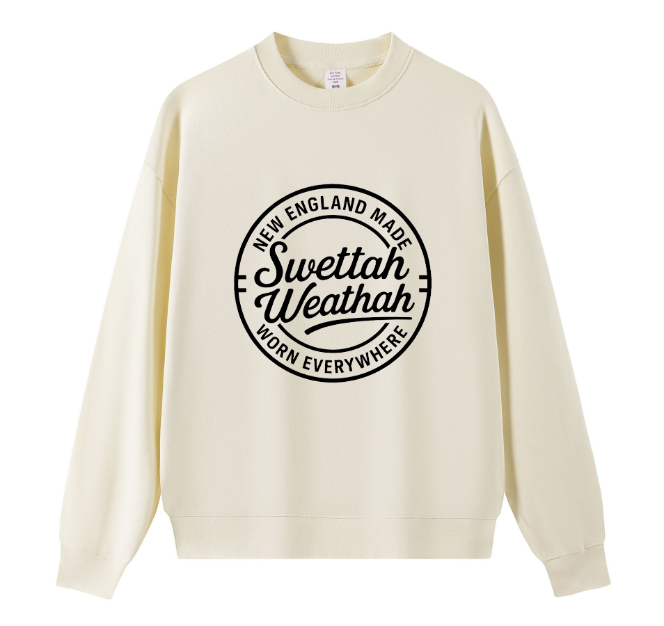 Downtown Crewneck - Chowdah White